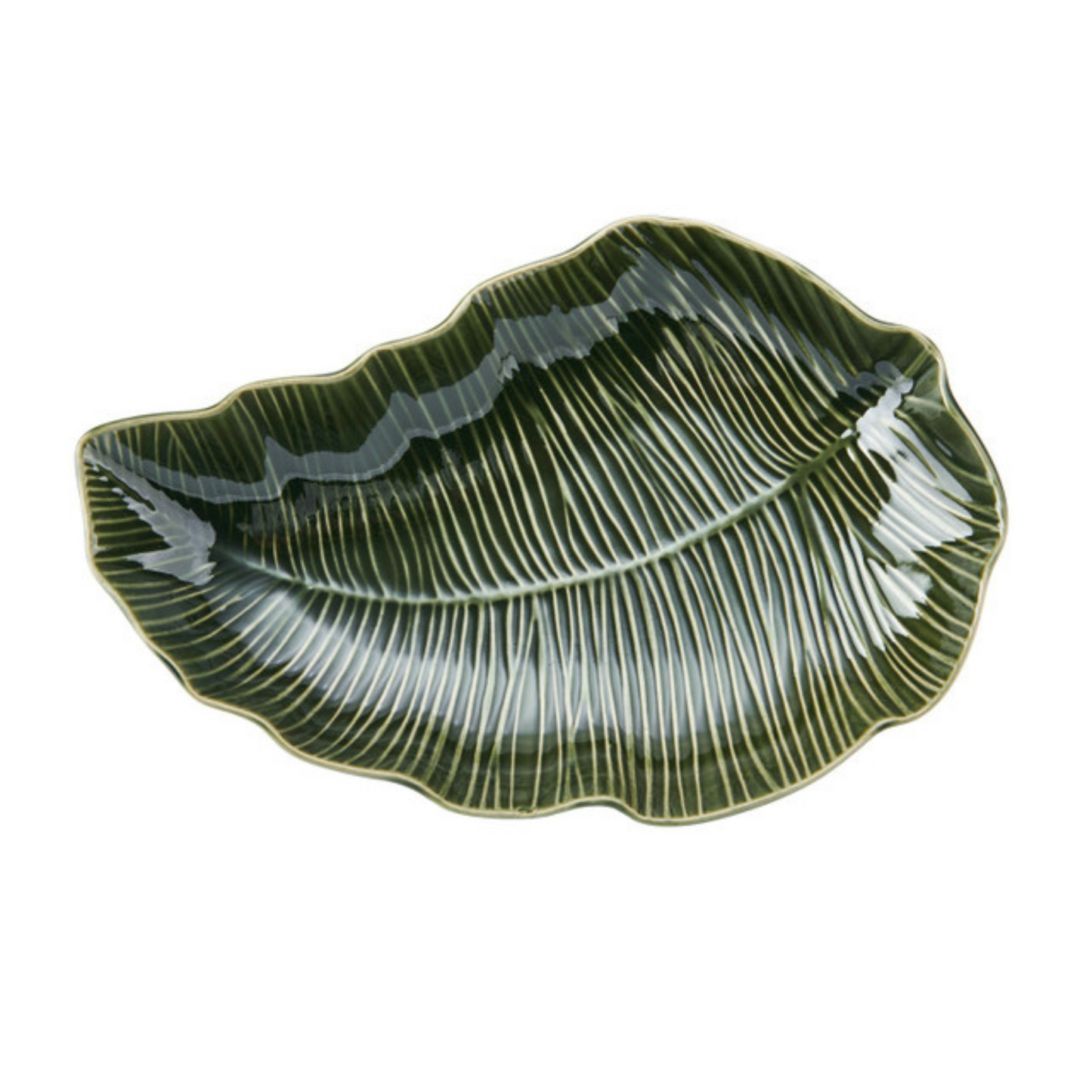 Jardin Leaf Serving Dish