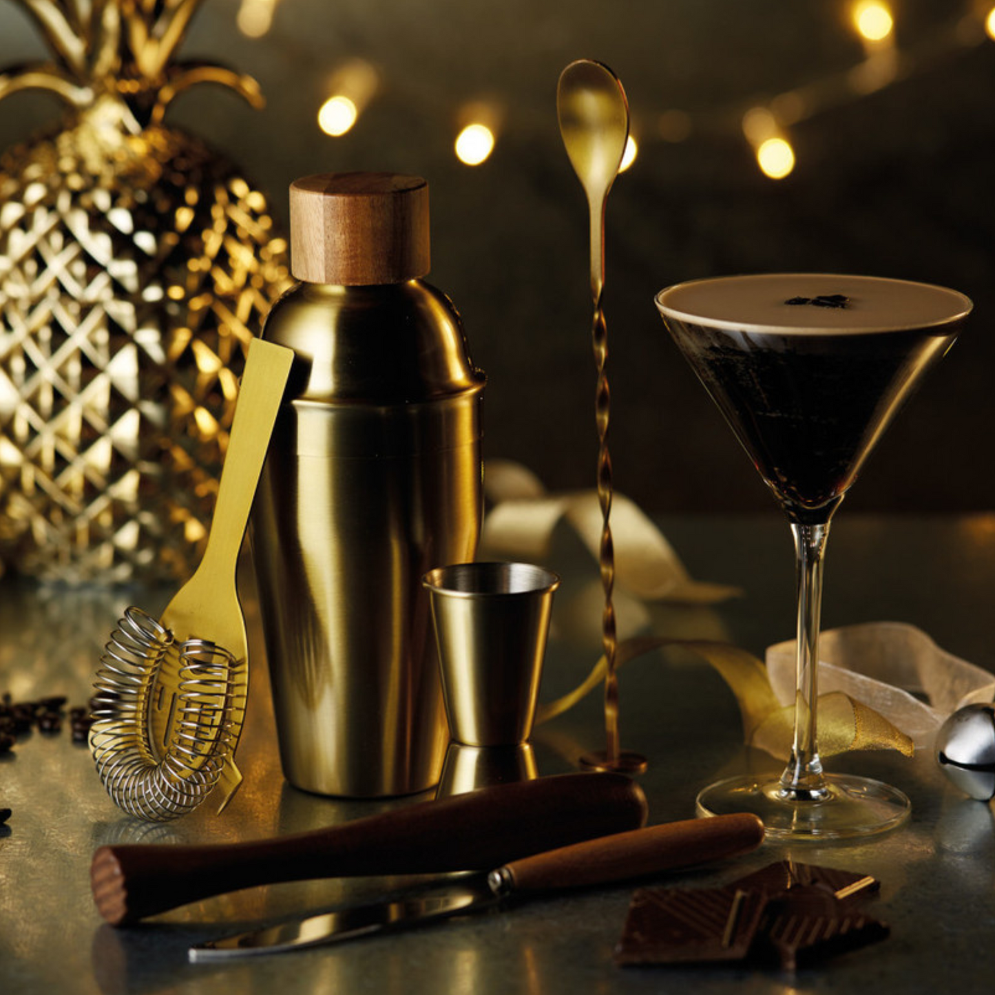 Classic Gold Cocktail set